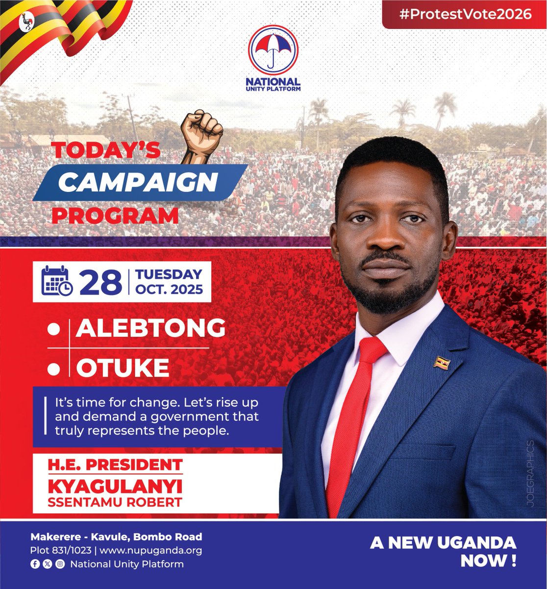 HEBobiwine's tweet photo. ALEBTONG 
OTUKE
#ANewUgandaNow https://t.co/Xic7ZIxjqM