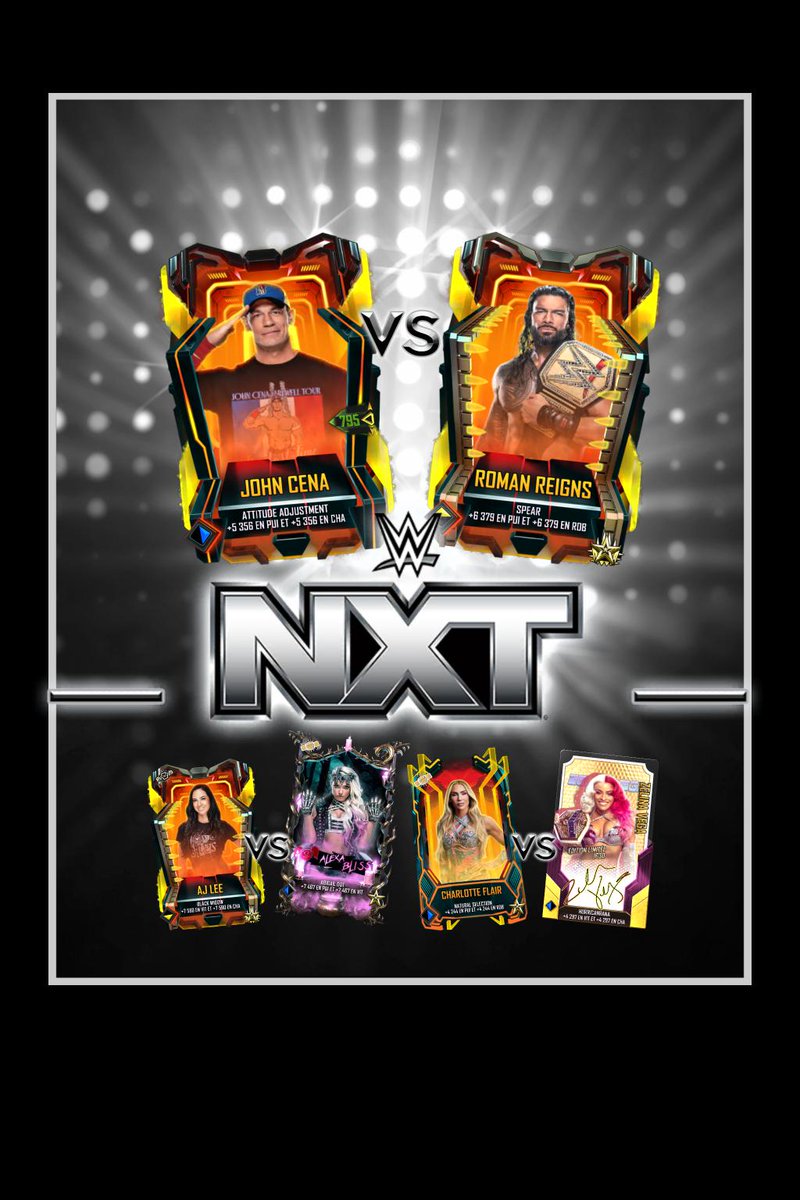 Allez voir mon showcase dans WWE SuperCard ! WWESUPERCARD.COM @wwesupercard #wwesupercard