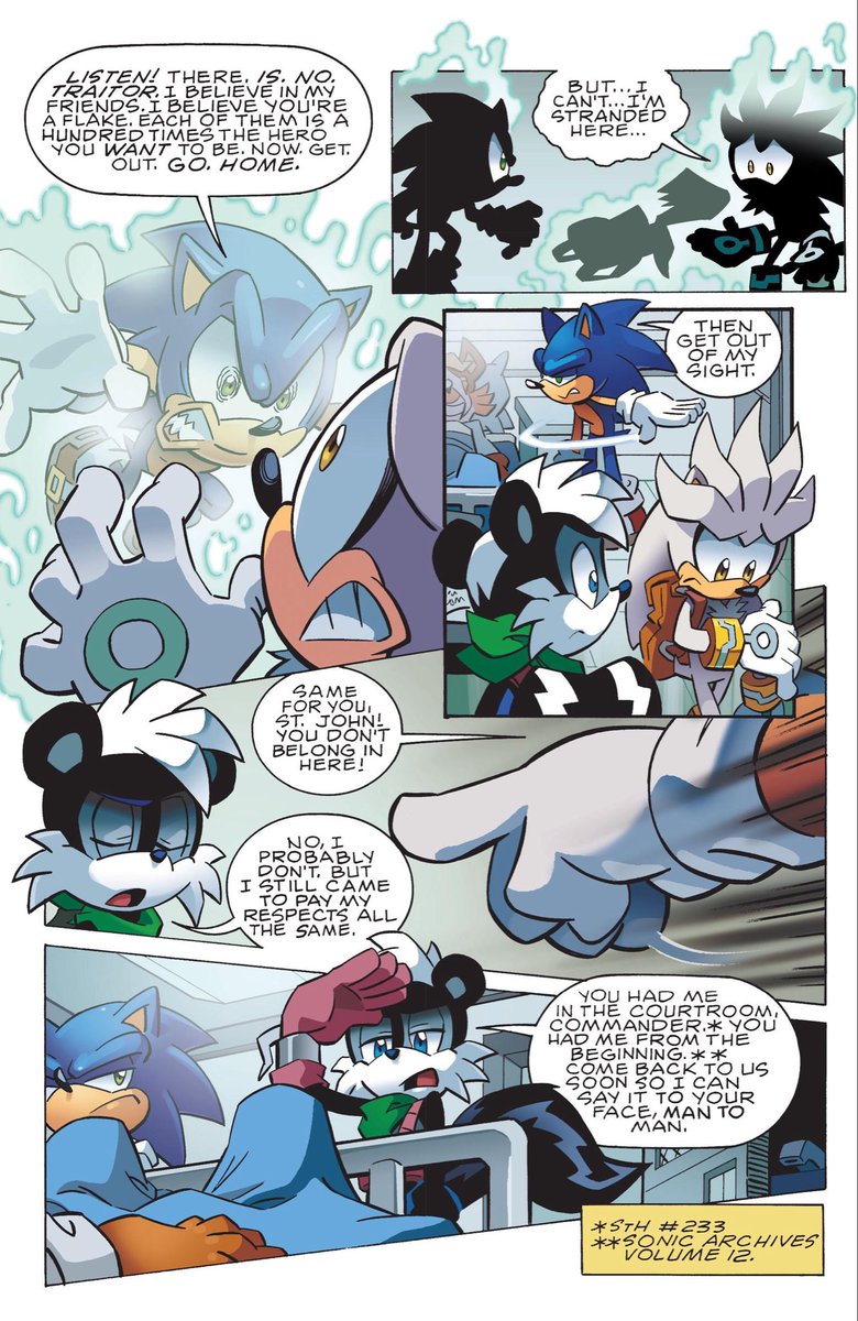 ikrystalcs's tweet photo. Archie Sonic’s relationship w Archie Silver is probably the most different from their game counterparts. Sonic hated him bro 😭 https://t.co/UOsPivXQVN