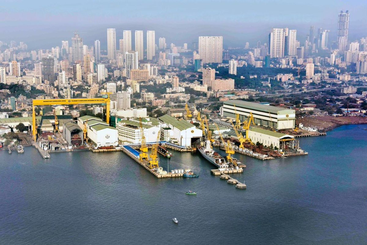 Mazagon Dock Shipbuilders Ltd (MDL) continues its strong performance with Q2 FY 2025 PAT at ₹715 cr - a 27% YoY growth. The Board has also declared a dividend of ₹6 per share, reaffirming value creation for shareholders.

#AtmanirbharBharat #DefencePSU #MakeInIndia