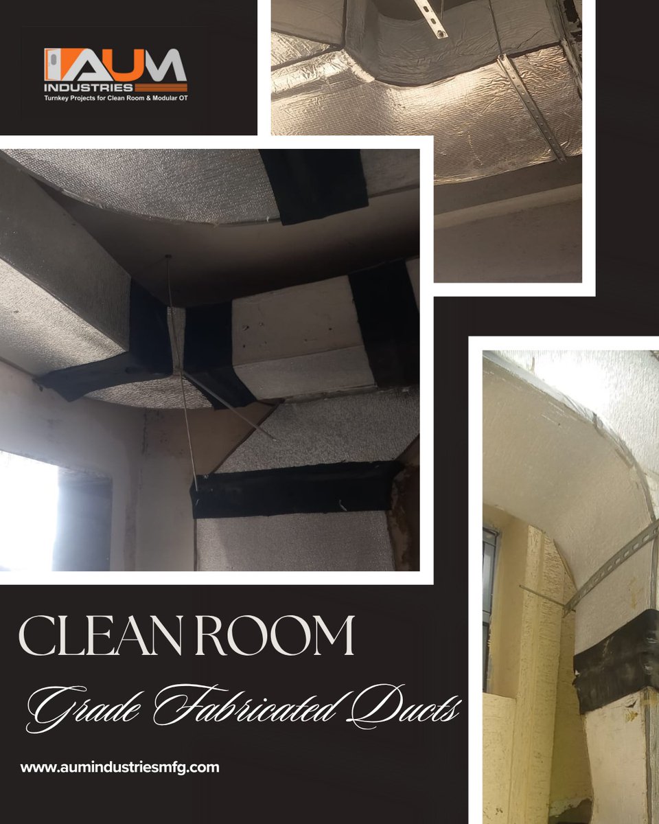 AumIndustries's tweet image. AUM Industries’ Fabricated Ducting ensures smooth ventilation, reduced leakage, and contamination-free environments — engineered for precision, performance, and perfection. 📷

#AUMIndustries #FabricatedDucting #AirflowSolutions #CleanroomEngineering #PharmaInfrastructure #HVAC