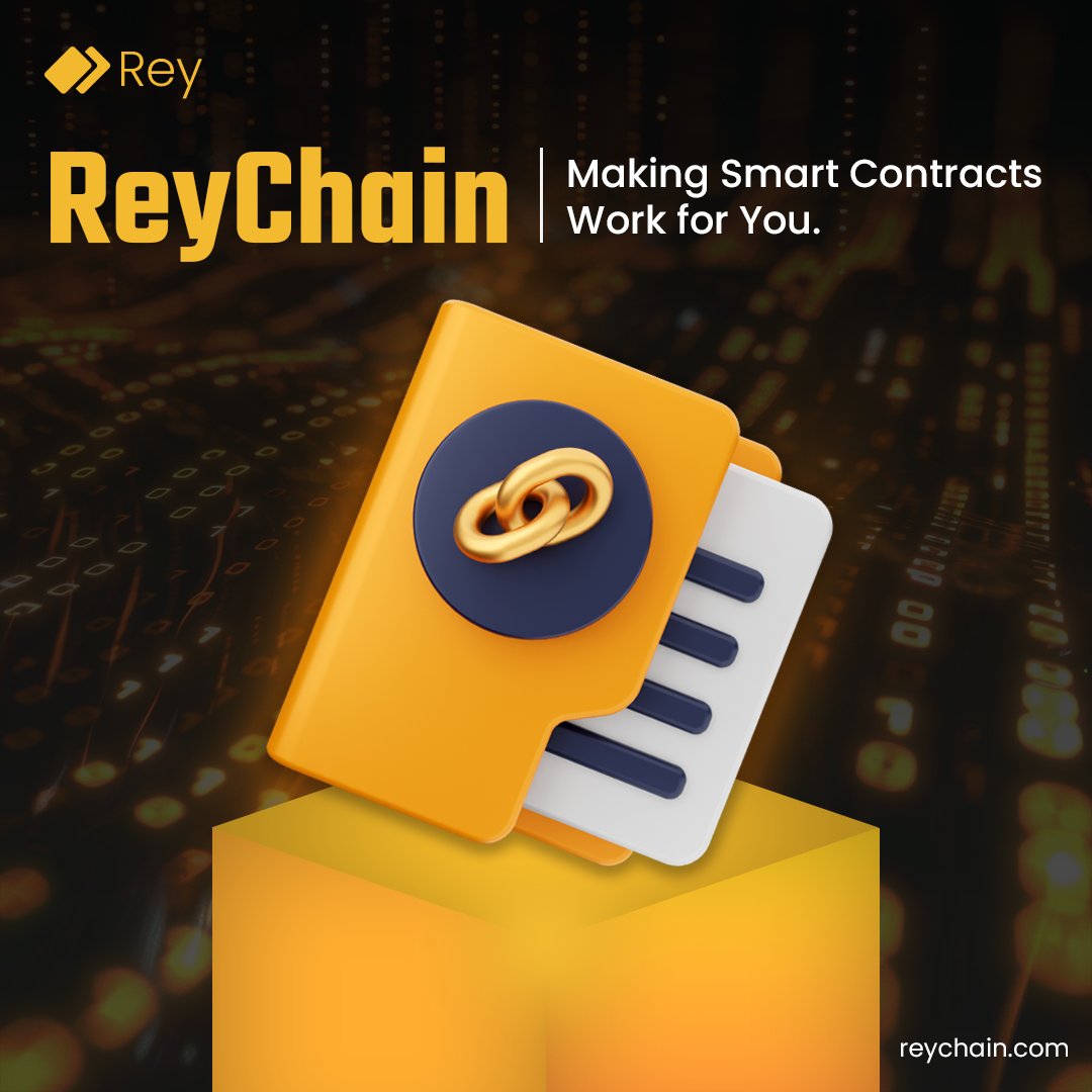 rey_chain's tweet photo. On ReyChain, automation meets trust. Every smart contract runs seamlessly - secure, transparent, and built to deliver. No middlemen, no errors - just code that works for you. โ๏ธ๐
#REYCHAIN #SmartContracts #Blockchain #Web3 #Automation https://t.co/7EVnTkkuny