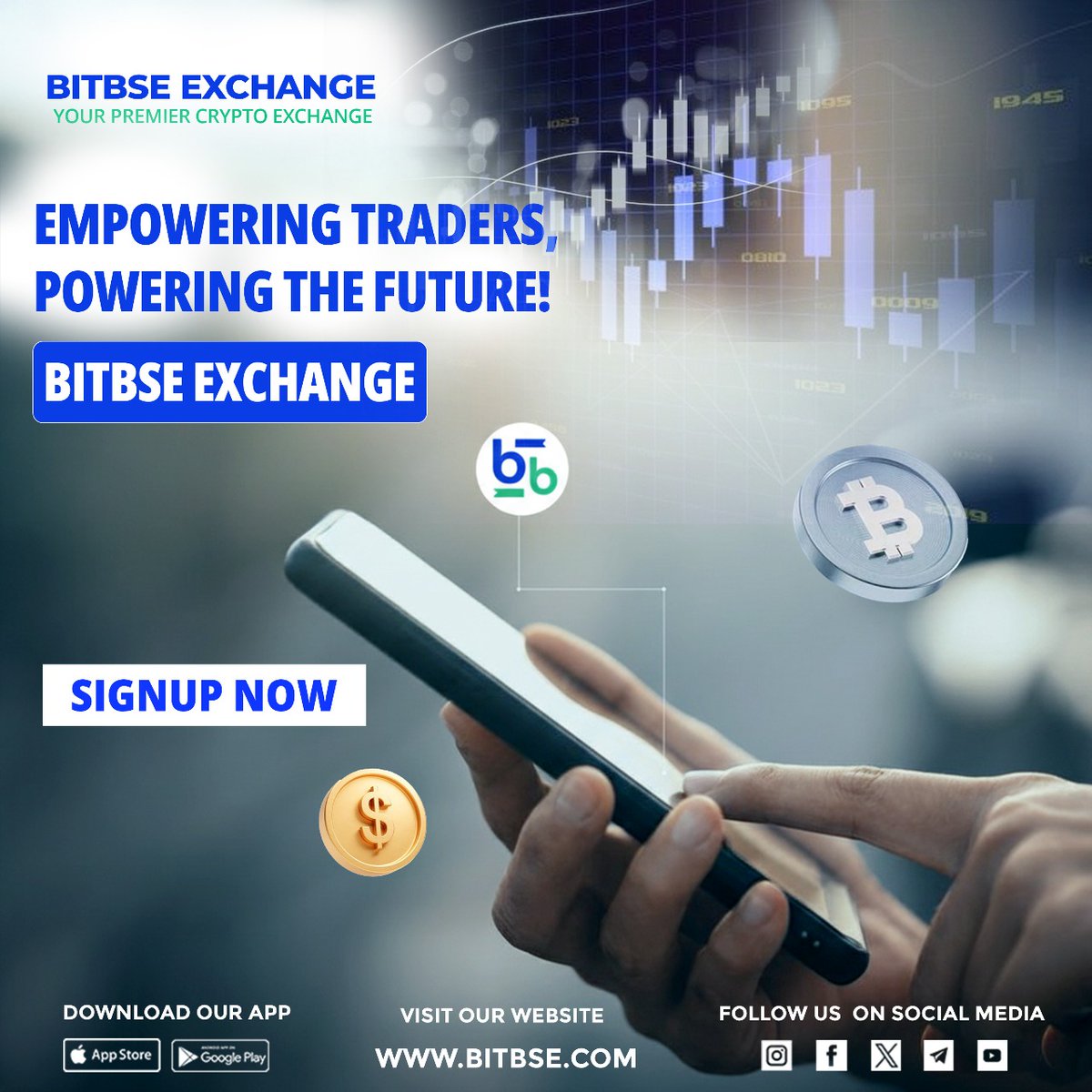 bitbse's tweet image. 💹 Empower your trading journey with Bitbse Exchange — where innovation meets opportunity!
 🚀📲
.
#BitbseExchange #CryptoTrading #EmpowerYourTrade 
.
.
Disclaimer: Nothing on this page is financial advice, please do your own research!
