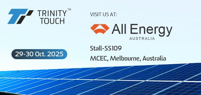 TrinityTouch's tweet image. ☀️ @TrinityTouch at #AllEnergyAustralia 2025!

We’re excited to showcase our latest #SolarSolutions driving a sustainable, smarter energy future ⚡🌍

📍 Stall SS109 | @MCEC , #Melbourne
🗓️ 29–30 Oct 2025

Let’s connect and power a cleaner tomorrow — together!
