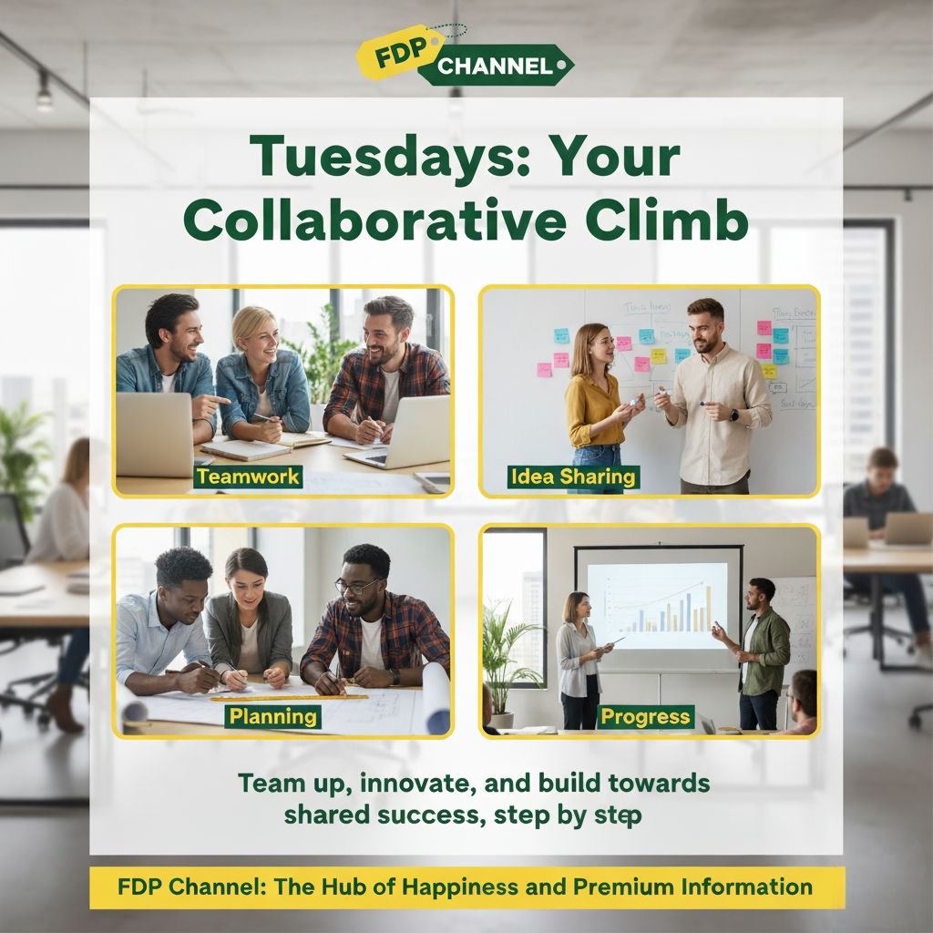 FDPChannel_'s tweet image. Tuesdays are the perfect day to harness your team&apos;s power. Dive into projects, brainstorm like never before, and turn shared ideas into real progress. Team up, innovate, and build towards your goals!
​
​#CollaborateAndConquer #Tuesdays #FDPChannel #GrowthMindset