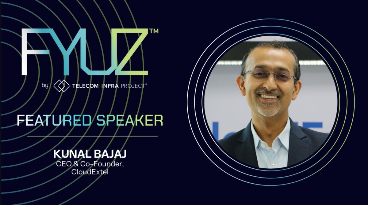 cloud_extel's tweet image. @cloud_extel is thrilled to share that our CEO &amp;amp; Co-Founder, Kunal Bajaj, will be speaking at #Fyuz2025 by @TelecomInfraP!  He’ll share key insights on neutral host and shared infrastructure models, joining global industry leaders who are shaping the future of connectivity.