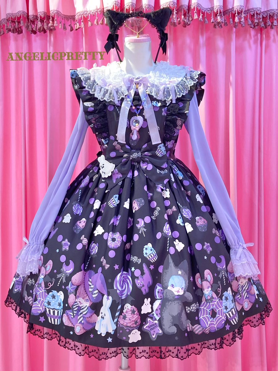 Angelic Pretty Candy Fairy 黒 Angelic Pretty Candy Fairy 黒 MTO] Candy Fairy OP (2021) by