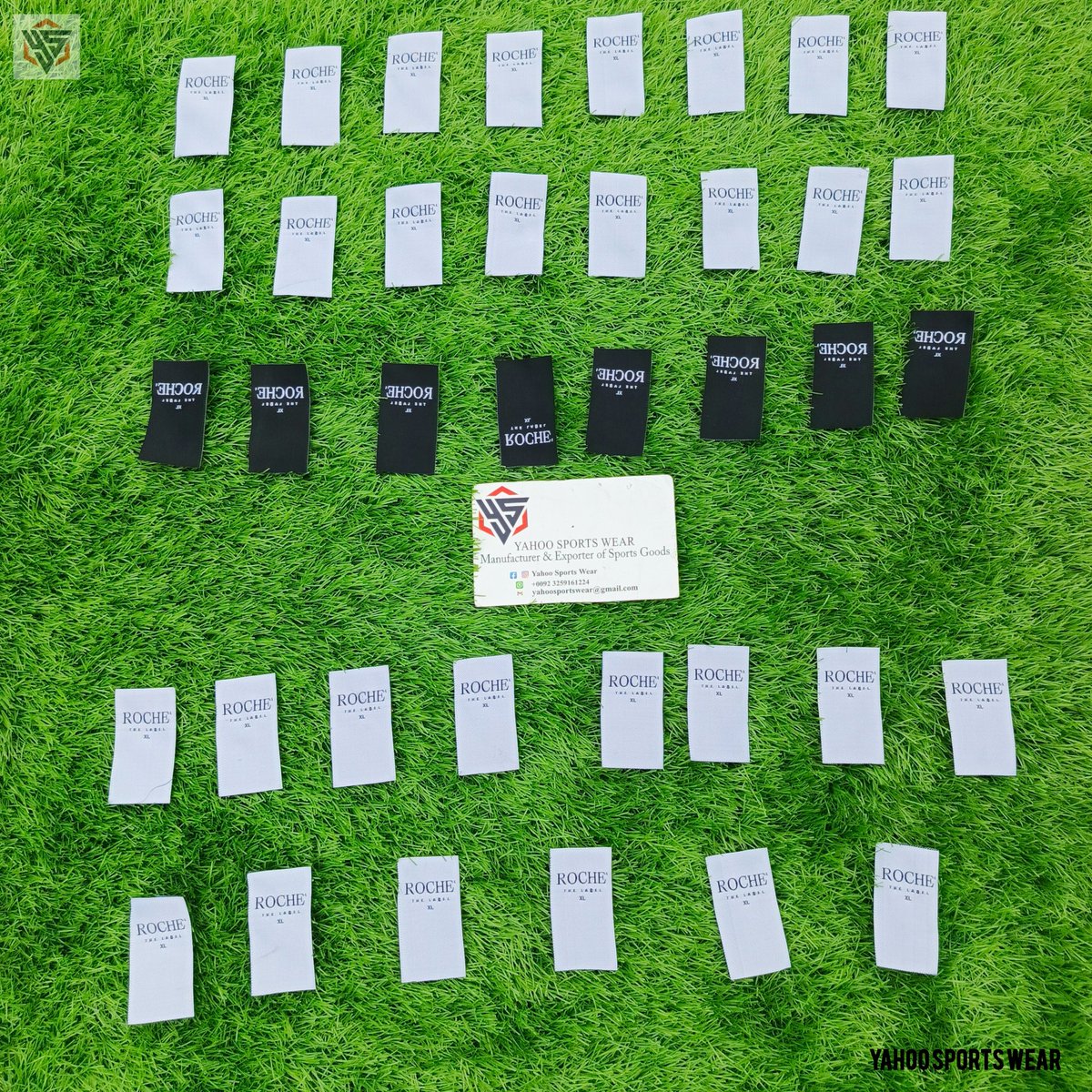 yahoo_wears's tweet image. Custom Neck Label 
​
Branding from the inside out! 🏷️ Here is the customized neck label with the brand's logo. Small details, BIG impact. We offer full cut-to-pack services, ensuring every element is branded to perfection.
​
#customlabel
#brandidentity
#necktag
#clothingbrand