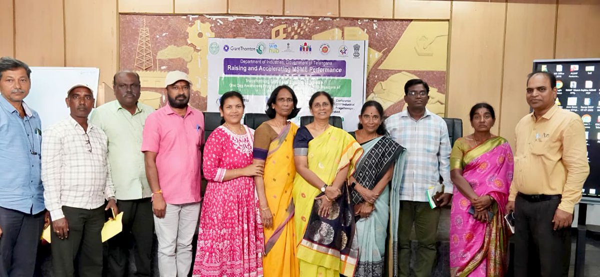 ALEAP held a One-Day RAMP Awareness Program for SHG members from Hanumakonda &amp; Wanaparthy on 24 Oct 2025 at ALEAP Industrial Estate, Hyderabad. Participants also visited MSME units for hands-on exposure. 
<a href="/ALEAP93/">Association of Lady Entrepreneurs of India (ALEAP)</a> <a href="/minmsme/">Ministry of MSME</a> <a href="/TelanganaCMO/">Telangana CMO</a> 

#ALEAP #RAMP #WomenEntrepreneurs #MSME