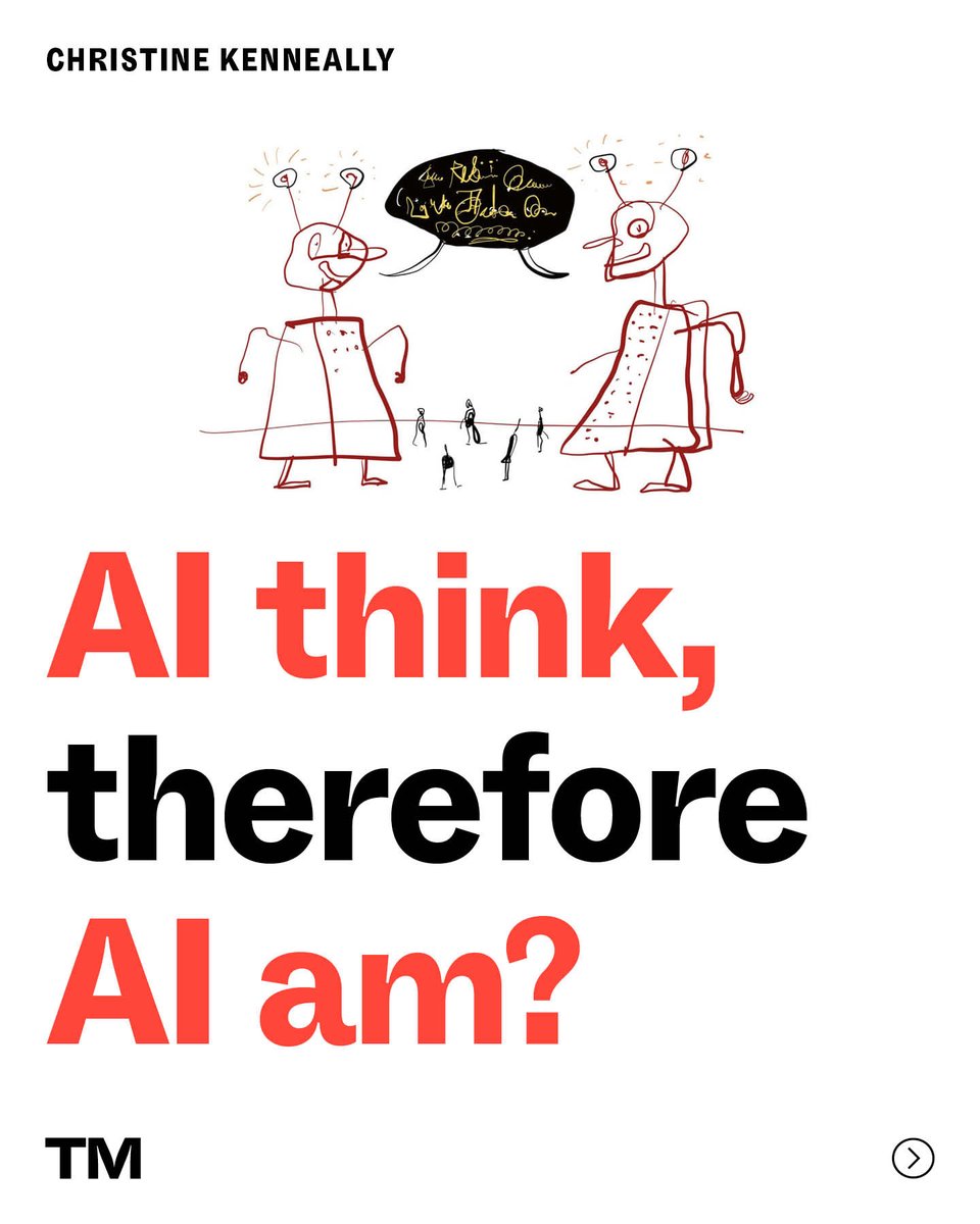THEMONTHLY's tweet photo. Concern about the welfare of AI has got ahead of convincingly arguing it can become conscious | Christine Kenneally https://t.co/frAGypjtVy https://t.co/AkrnDNfBmT
