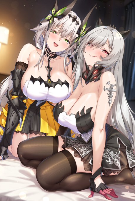 サイキとベレニカ

昔ちょっとWarframeやってたんだけど、後輩に「美少女版っぽいのあるよ」って聞いて気になって見てみたら、白髪キャラ多すぎて笑った。
やっぱりDNAに刻まれた性癖ってやつなんだな…。
#二重螺旋
#デュエットナイトアビス #DNAUGC 