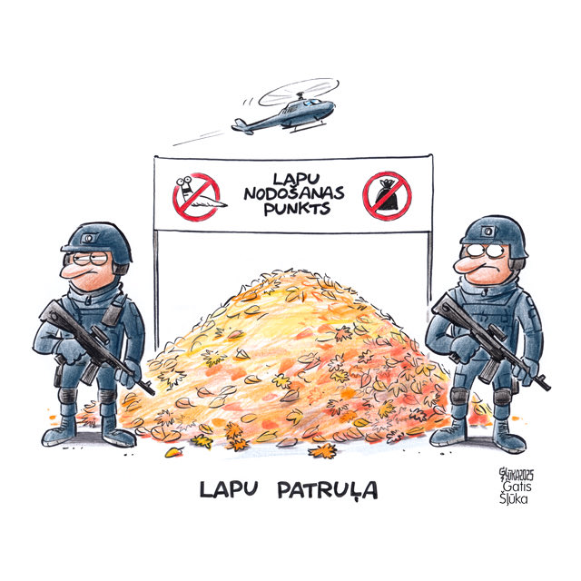 Rīgas pašvaldība informējusi, ka no 1. līdz 30. novembrim 34 vietās Rīgā iedzīvotāji varēs bez maksas nodot rudens lapas.
Nosacījums – lapās nedrīkst būt 🇪🇸 kailgliemeži. 🍂nodošanas punktos pastiprināti patrulēs <a href="/RigasPP/">Rīgas pašvaldības policija</a>, lai novērstu nesankcionētu lapu izmešanu. <a href="/lasilvportals/">LASI</a>