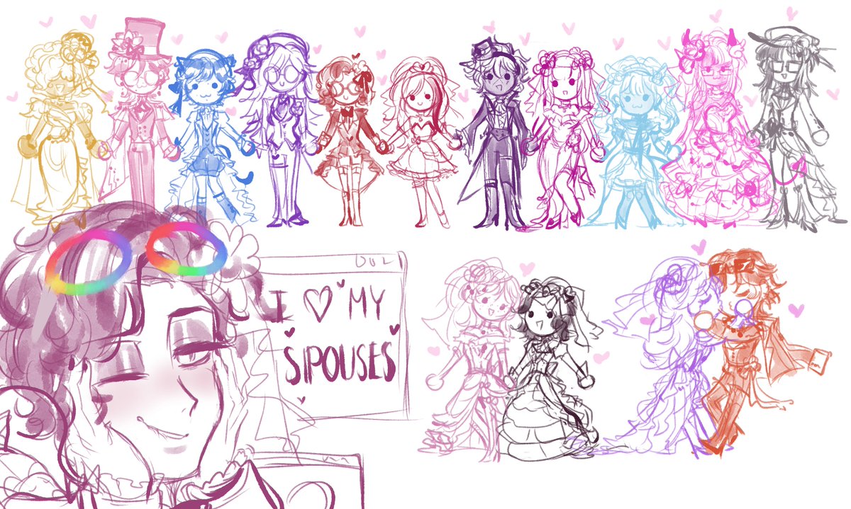 heartokei's tweet image. We all married to Mac!!! Wedding Mac ft Maclings :3

#dateeverythinggame #dateeverything #dateeverythingmac #macdateeverything