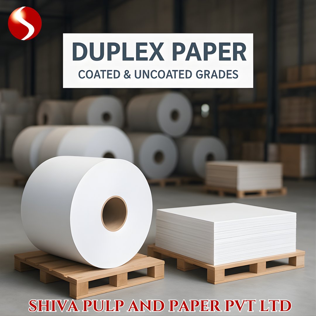Shivapulppaper's tweet image. 🏭 Duplex Paper – Precision, Quality &amp;amp; Performance in Every Roll 🏭

At Shiva Pulp &amp;amp; Paper, we take pride in delivering premium Duplex Paper that stands out for its smooth coated surface, strength, and superior print quality. 
#DuplexPaper #PaperIndustry #PackagingSolutions