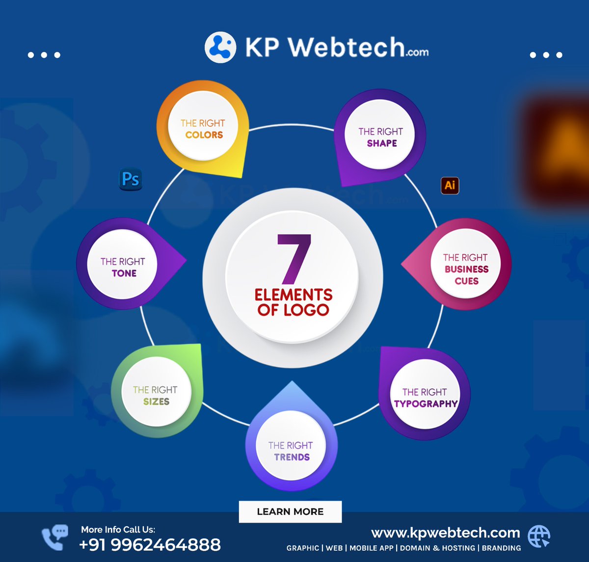 KpWebtech's tweet image. 🎨 A logo is more than a symbol — it’s your brand’s first impression.

At KP Webtech, we design logos that tell your brand story with:

✅Right colours
✅Right shape
✅Right typography
✅Right tone
✅Right sizing
✅Modern trends

🌐 kpwebtech.com/logodesign-log…

#logodesign #kpwebtech