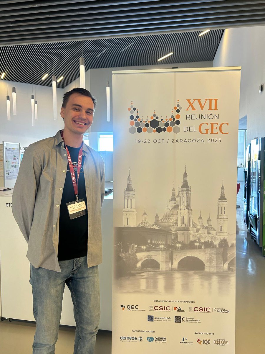 Mikita Savich Kurlenya, researcher from our department, participated in the XVII GEC Meeting, presenting the results of his latest research. We’re proud of his great work and dedication! 🔬✨ #Science #GEC2025vbv
