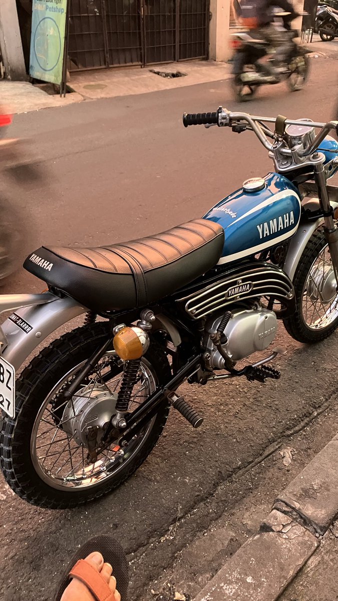For sale : yamaha gt80 1975 pajak kaleng on plat D Bandung, motor sehat walafiat siap di gass kemanapun tuan mau. Lokasi cijerah cimahi #yamahagt80 #minitrail #ClassicMotorcycles