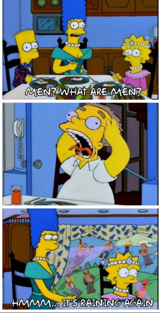 WearTheHats66's tweet photo. It's definitely raining again. 

#ClassicSimpsons #TheSimpsons #STIER https://t.co/gzvyj00vX1