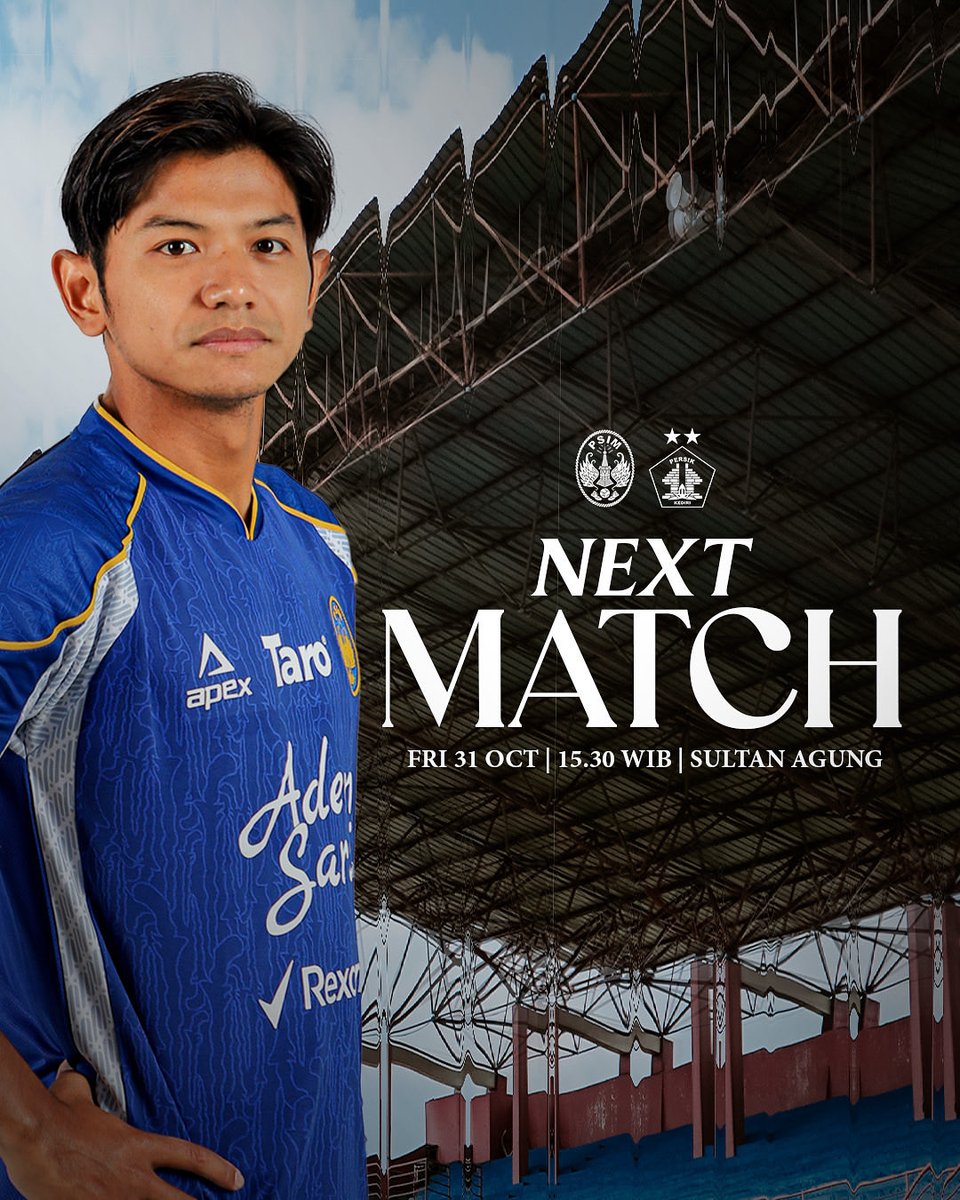 Next Match Alert! ⚔️

📅 Friday, 31 October 2025
🆚 PSIM Jogja vs Persik Kediri
📍 Stadion Sultan Agung
⏰ 15.30 WIB

#PSIMJogja
#StrongerThanEver