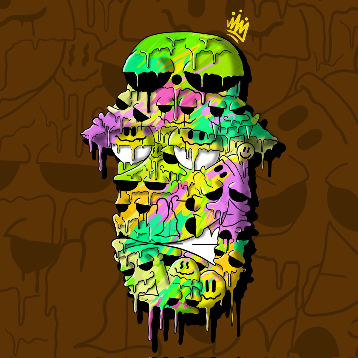 criptoface21's tweet photo. Good Morning ✌🏼 ✨ 

​🚨 The Dripping Soul  
​Did you see my 1/1 drop on OBJKT? This is a TRUE collector's item on Tezos !
​Collect the NFT and get the ORIGINAL SKETCH  shipped to you for FREE. Own the digital life and the physical genesis of the art.

#TEZOSTUESDAY
​
🔗⤵️ https://t.co/ccUNGJiMuV