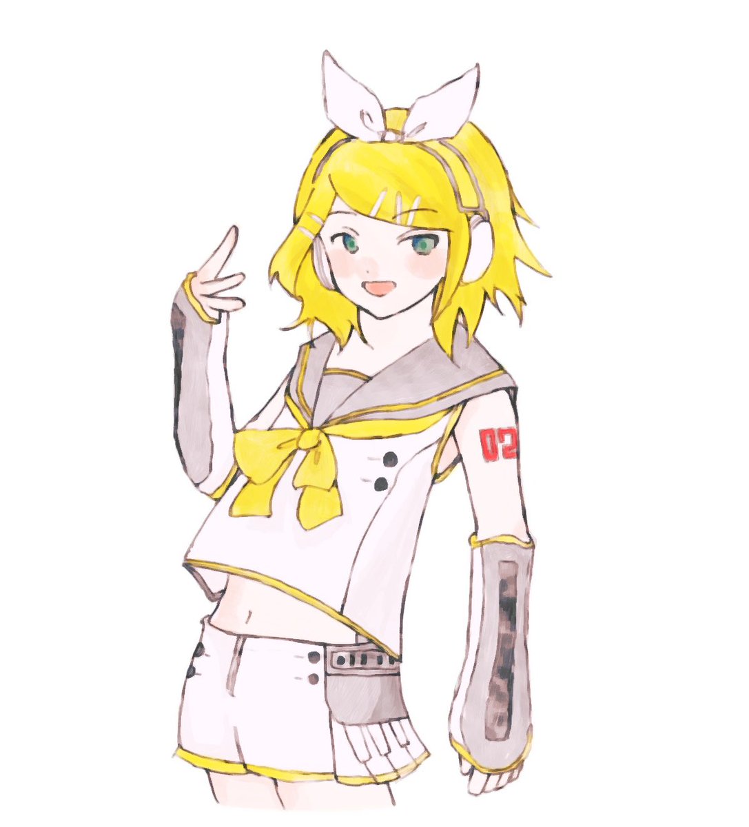 rq_0u's tweet photo. リンちゃん⭐️💛
 #イラスト  #絵描きさんと繋がりたい  #絵描きさんフォロバ100 https://t.co/MDlrXNRcPn