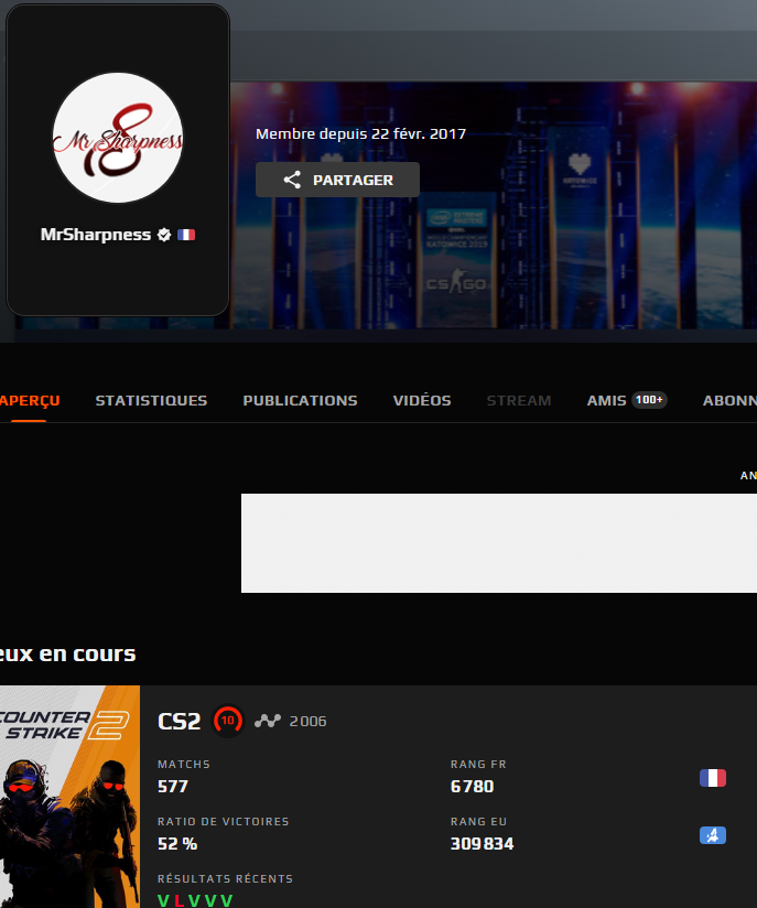 MrSharpnessCS's tweet photo. Level 10 FACEIT♥️@FACEIT @FACEITcs https://t.co/qXpnNVqbUR