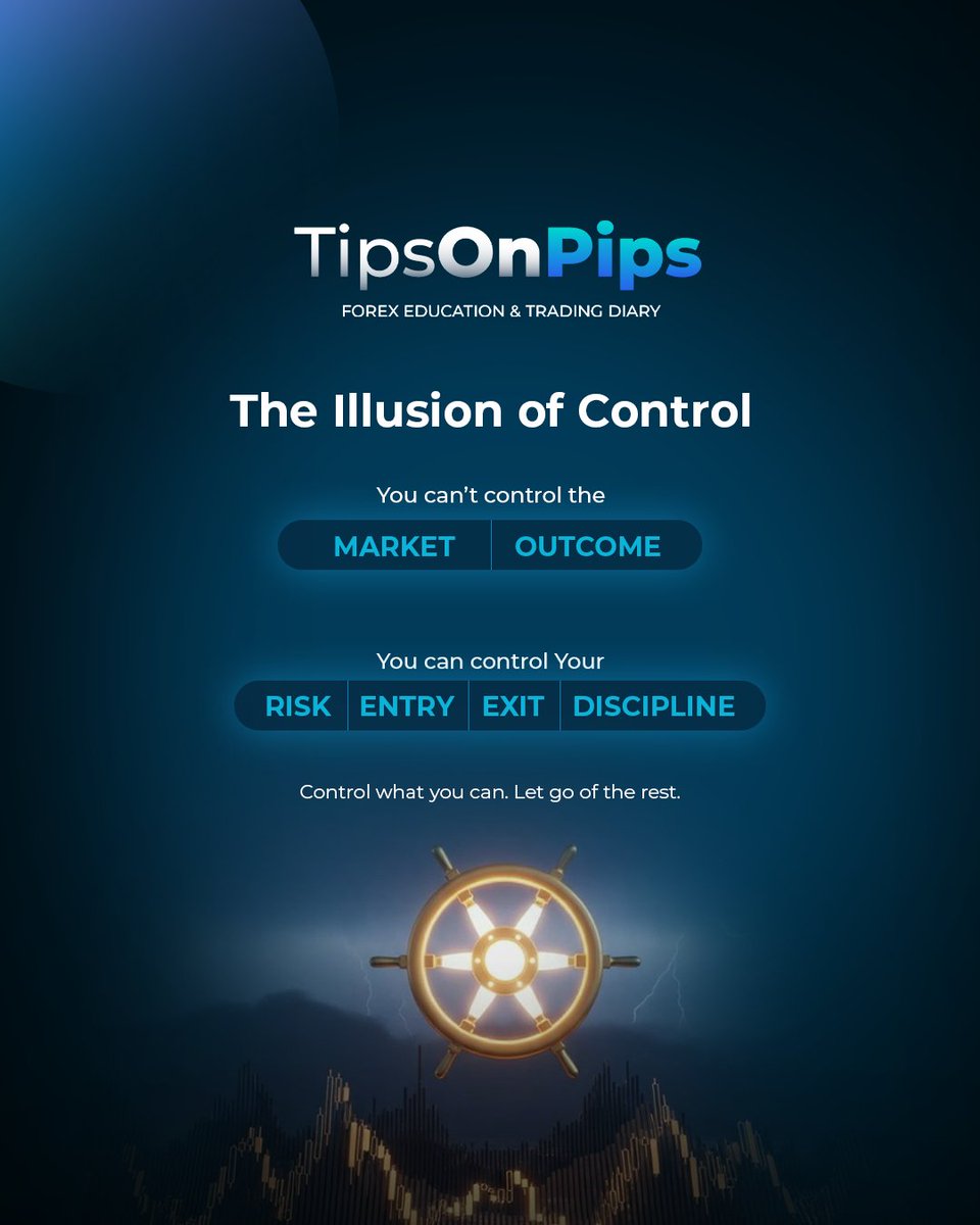 tipsonpips_'s tweet image. You can’t control the market.

But you can control your risk, your entries, your exits, and your discipline.

Control what you can. Let go of the rest.

#TipsOnPips #TradingMindset #ForexTrader #XAUUSD