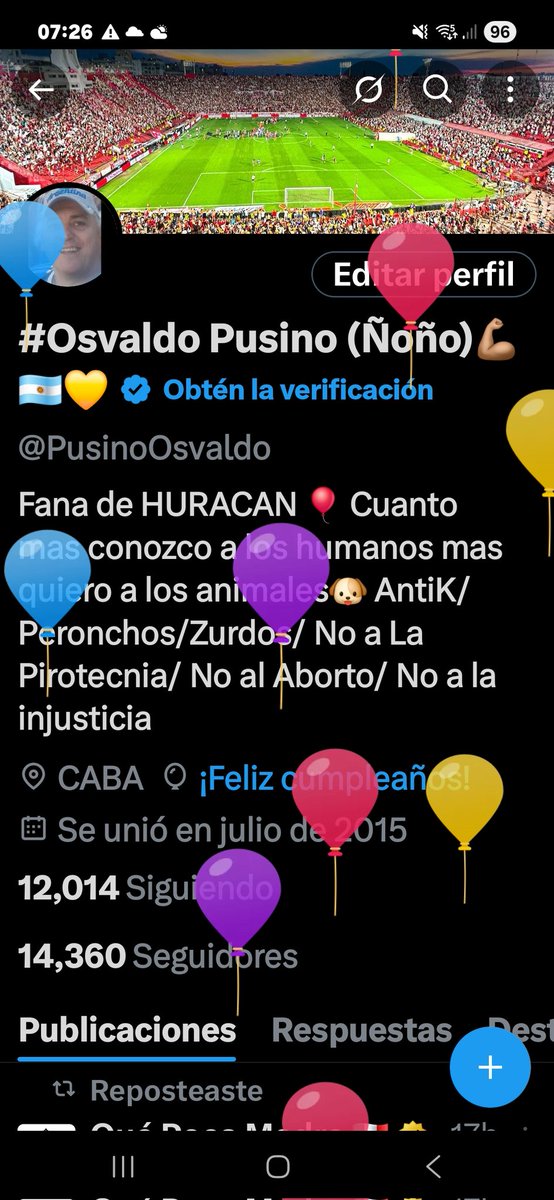 #Osvaldo Pusino (Ñoño)💛💪🏽🇦🇷 tweet media