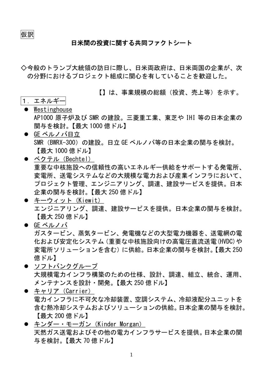 marikomabuchi's tweet image. ◾️日米間の投資に関する
(共同ファクトシート)
財務省・経産省同時発表
