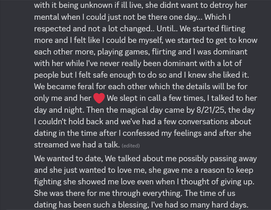 Alex_Amore_'s tweet photo. I want to share a story. A story about my wife @AstrallAstrid ❤️❤️❤️❤️
I'm so thankful for her and my best friend @SweetxSparklesx, thank you for introducing me to the love of my life. https://t.co/C3v0W8XEX0