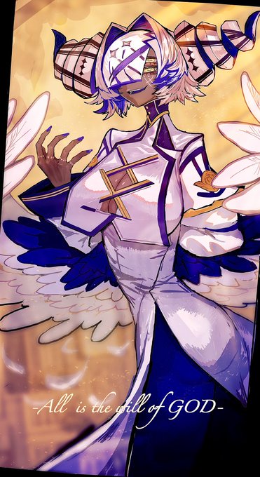 褐色ヤギツノ片目隠れ四ツ目山羊瞳巨乳チチ穴天使さんことドグマさんです 