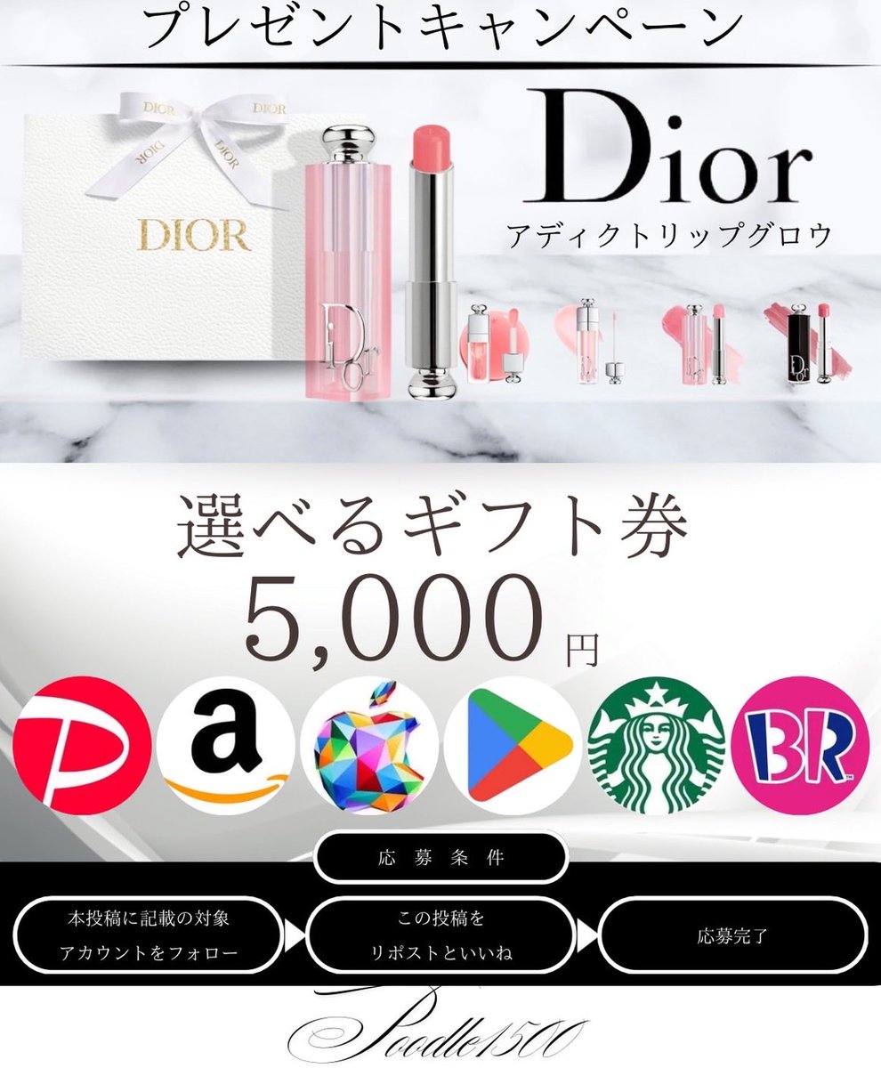 楽一番公式アカウント10DiorRougeBlush ローズポプリンマット poodle🐩🐾 on X