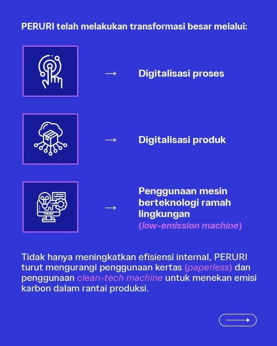 ChikoWinarto's tweet photo. PERURI mengintegrasikan transformasi digital dengan teknologi ramah lingkungan untuk menekan emisi karbon dan Net Zero Emission

#PerusahaanTeknologiHighSecurity #InnovationforASovereignFuture #KemajuanBerdaulat #InovasiKeamananTinggi #PeruriGovTechIndonesia #TrusteeOfSovereignty https://t.co/h1Nup5Xkhc