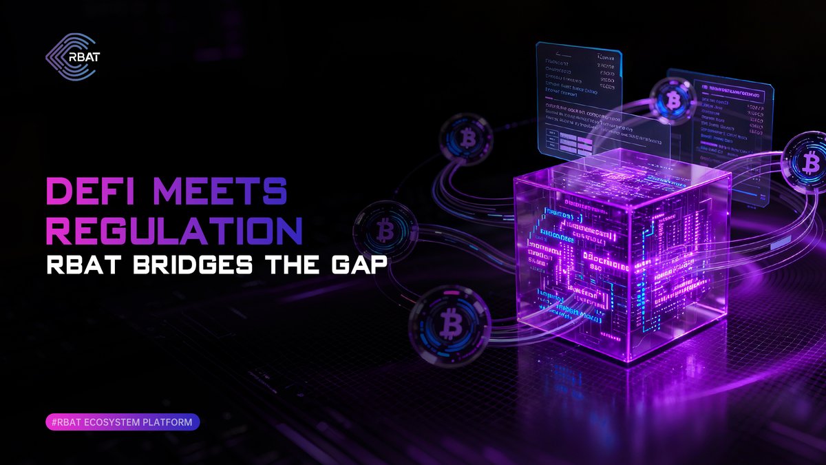 RBAT_Official's tweet photo. Most DeFi protocols weren’t built for regulated assets — and it shows. 

RBAT changes that by embedding asset class rules, jurisdictional logic, and identity enforcement directly at the chain level.

Compliance isn’t an add-on — it’s in the architecture.
#RBAT #RWA #DeFi https://t.co/Z3CP80oMlU