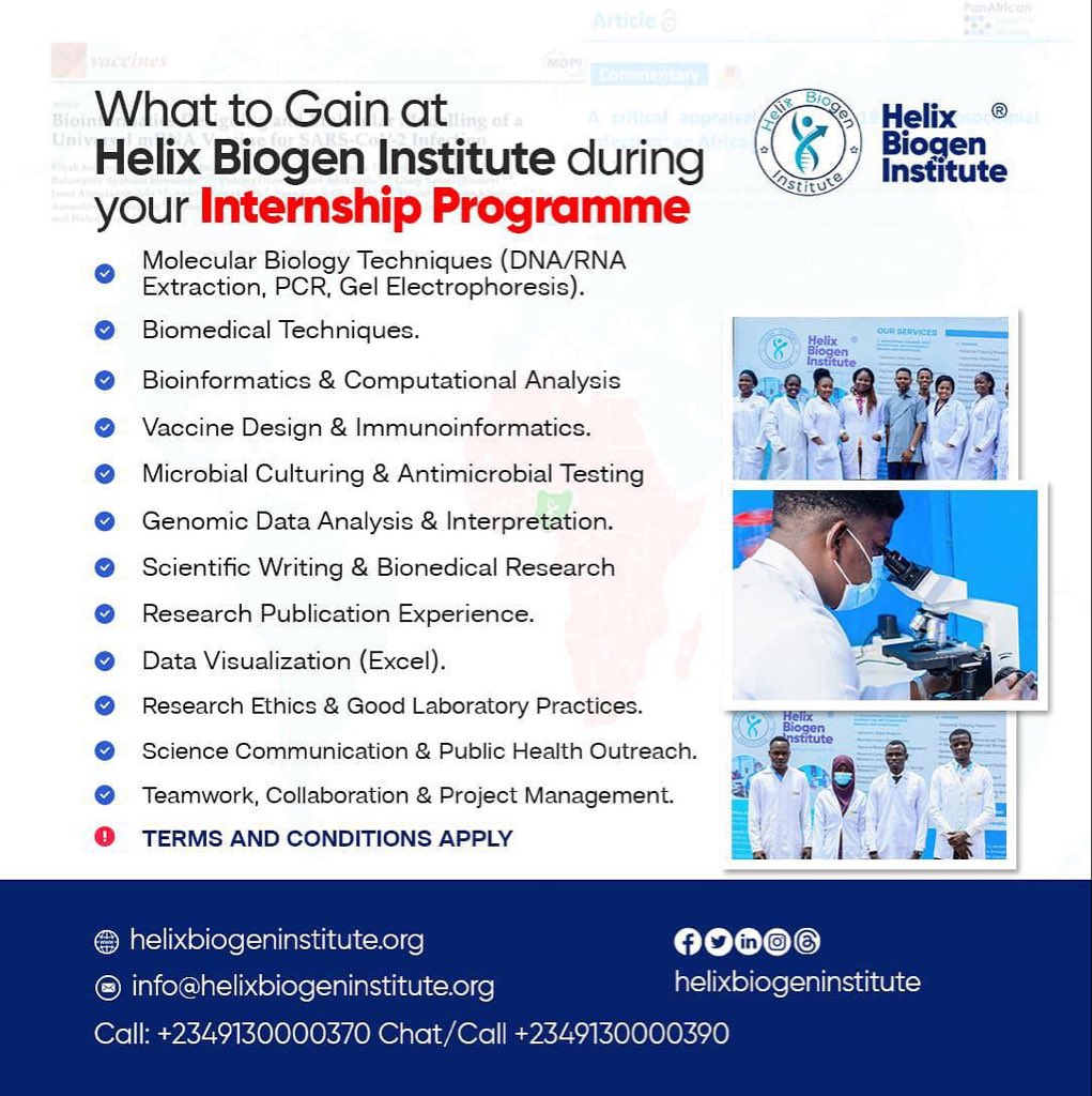 Helix Biogen Institute tweet media