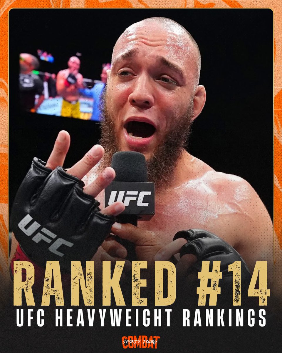 📈 Valter Walker has won his last 4 fights in the first round — and only moves up 1 spot to #14 via <a href="/JohnMorgan_MMA/">John Morgan</a> 

Tai Tuivasa surprisingly still ranked at #12 despite losing his last 5 fights.