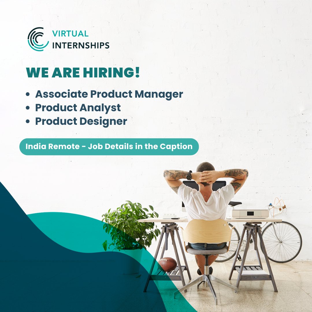 Build the future of global work with us! 

Virtual Internships is hiring:
📌 Associate Product Manager
📌 Product Analyst
📌 Product Designer

Apply here → eu1.hubs.ly/H0p9br-0