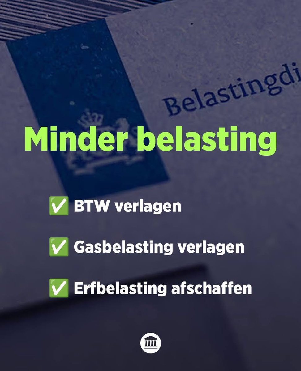 Stem morgen 29 oktober op Forum voor Democratie. 🗳️ 

#FVD #StemFVD #verkiezingen #verkiezingen2025 #belasting #belastingen