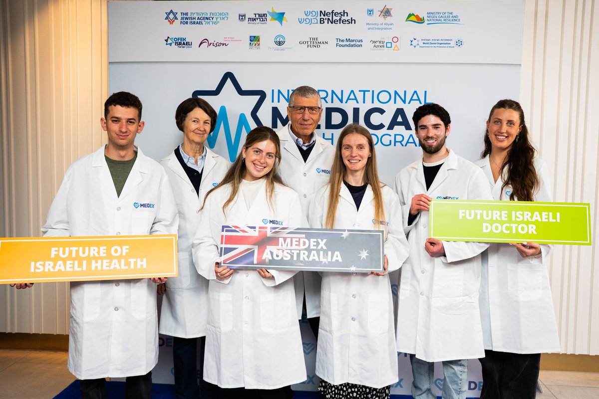 Shalom Australia! 🇦🇺 🇮🇱

This past week, in partnership with Israel’s Ministry of Aliyah and Integration (<a href="/KlitaGov/">משרד העלייה והקליטה</a>), <a href="/IsraelMOH/">משרד הבריאות</a>, (Ministry of Health), משרד הנגב, הגליל והחוסן הלאומי (<a href="/negevgalil/">negev-galil ministry</a>) in cooperation with The <a href="/JewishAgency/">The Jewish Agency for Israel</a> for Israel, we hosted the first-ever MedEx