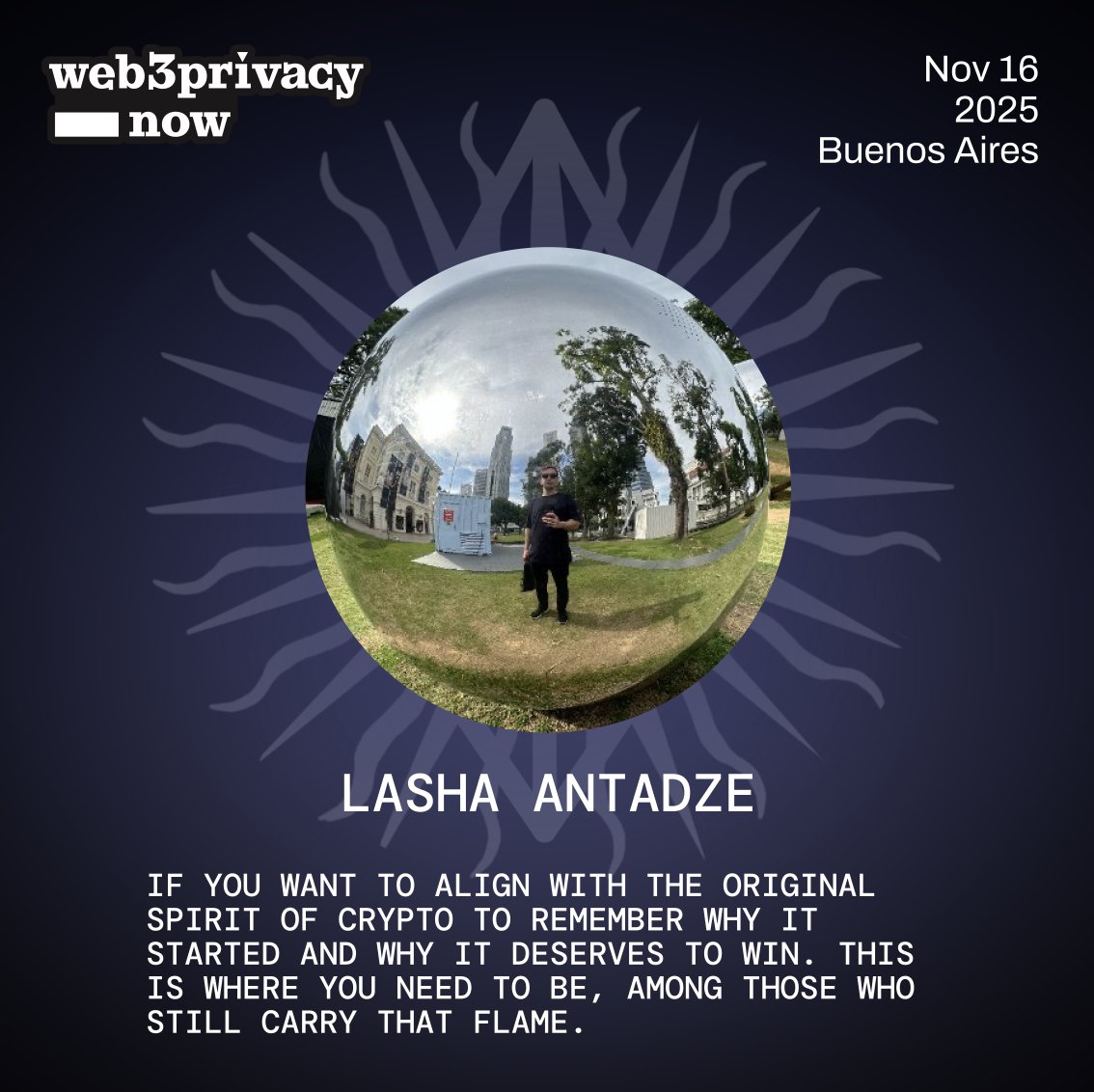 web3privacy's tweet image. Don't trust - verify.   
Fresh feedback about Ethereum Cypherpunk Congress by @LashaAntadze x @LashaAntadze 
congress.web3privacy.info