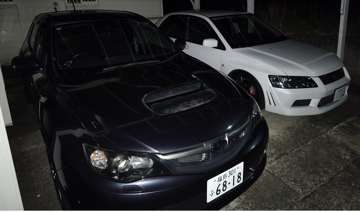 ffr_hq's tweet image. インプとエボ…笑