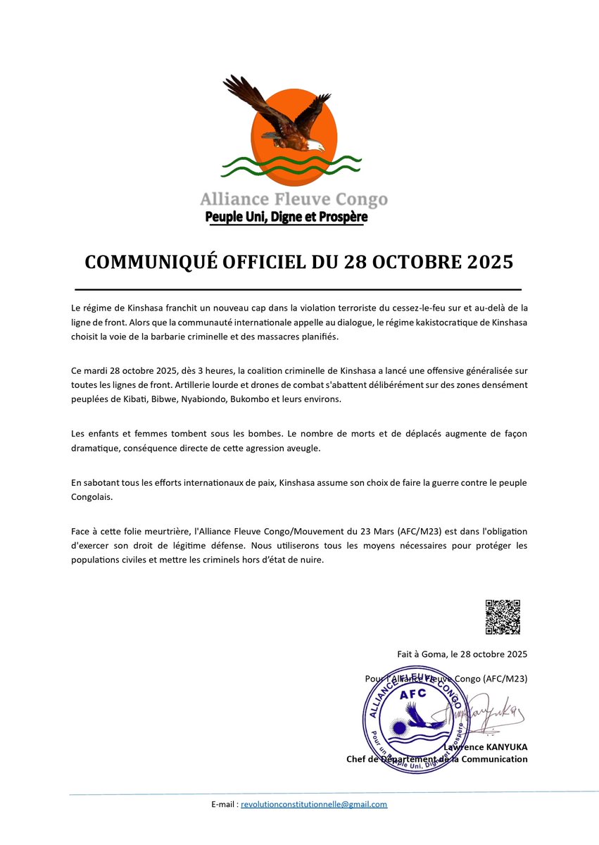 Its said in Swahili that "Dawa ya moto ni moto", in Kinyarwanda it is said "Igihugu kidakubita imbwa cyorora imisega". Kinshasa need a serious response to stop their nonsense! They need to be accountable and responsible of their irresponsibility!