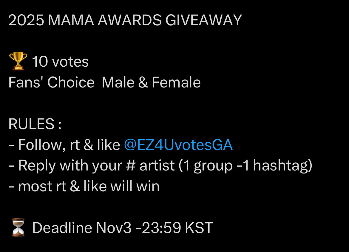 🚨กดรี+ไลก์+ส่งพรูฟค่ะ 
ยอดรวมทุกอย่างสูงสุดจะได้รับ 10 🎟️

Endtime: 3 Nov 21.59