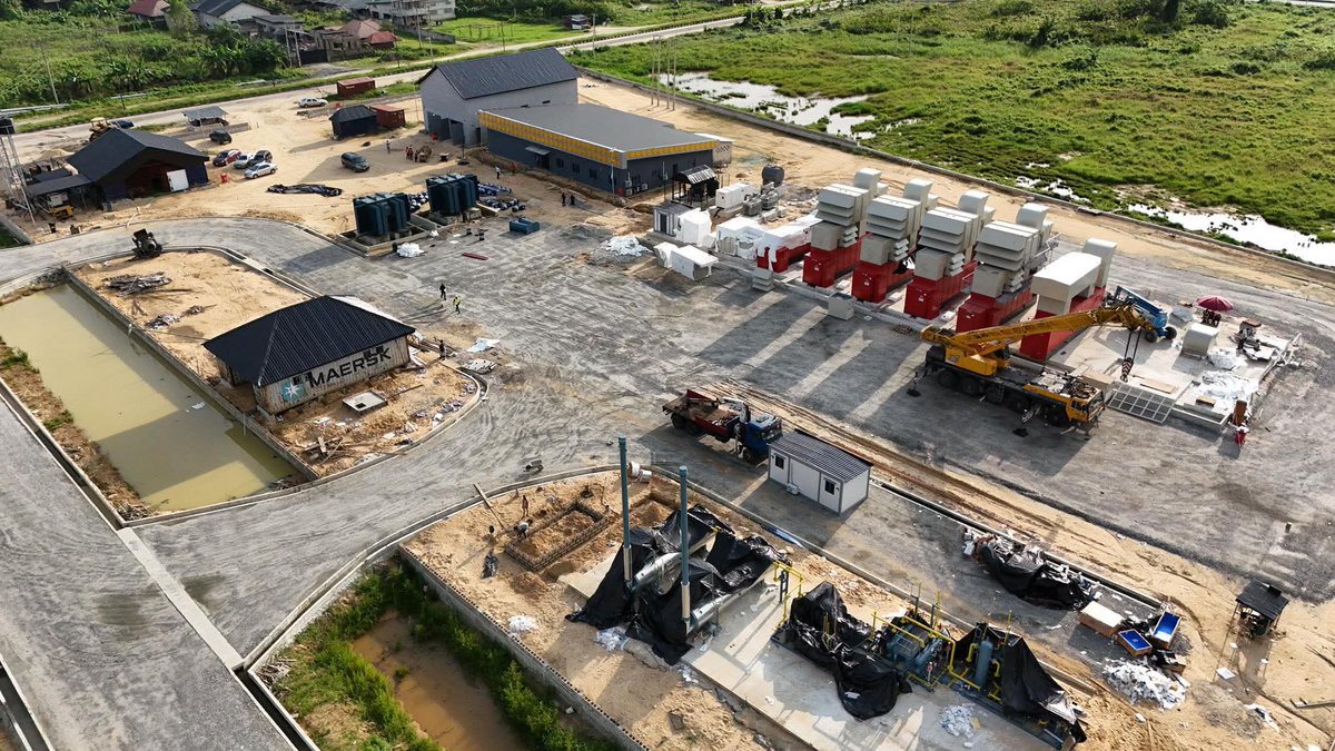 KingErefitei's tweet image. Here is the ongoing gas turbine project that will give an uninterrupted power supply to Yenagoa and neighbouring Communities. It is expected to be complete by December, 2025.

Invest in Bayelsa State now.