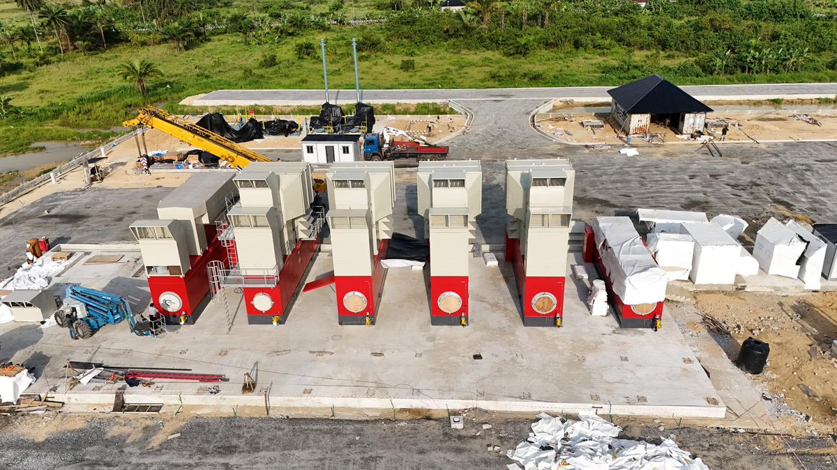 KingErefitei's tweet image. Here is the ongoing gas turbine project that will give an uninterrupted power supply to Yenagoa and neighbouring Communities. It is expected to be complete by December, 2025.

Invest in Bayelsa State now.