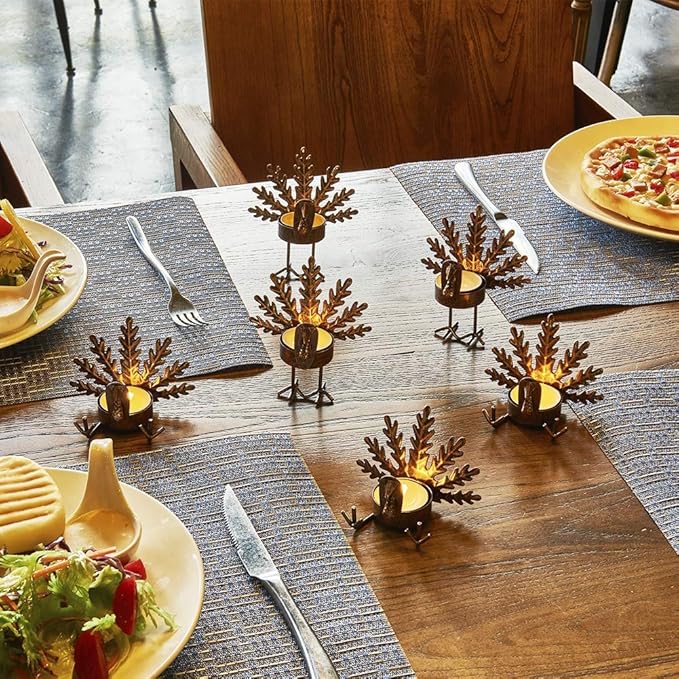 SamanthaMo69050's tweet image. 🦃 Add a festive glow to your table with the FORUP 6-Pack Metal Turkey Tea Light Candle Holders — perfect for Thanksgiving decor! On sale from $23.99 → $16.99 🍁✨(amzn.to/4ozpC5s)
#ThanksgivingDecor #FallHomeDecor #TableDecor
