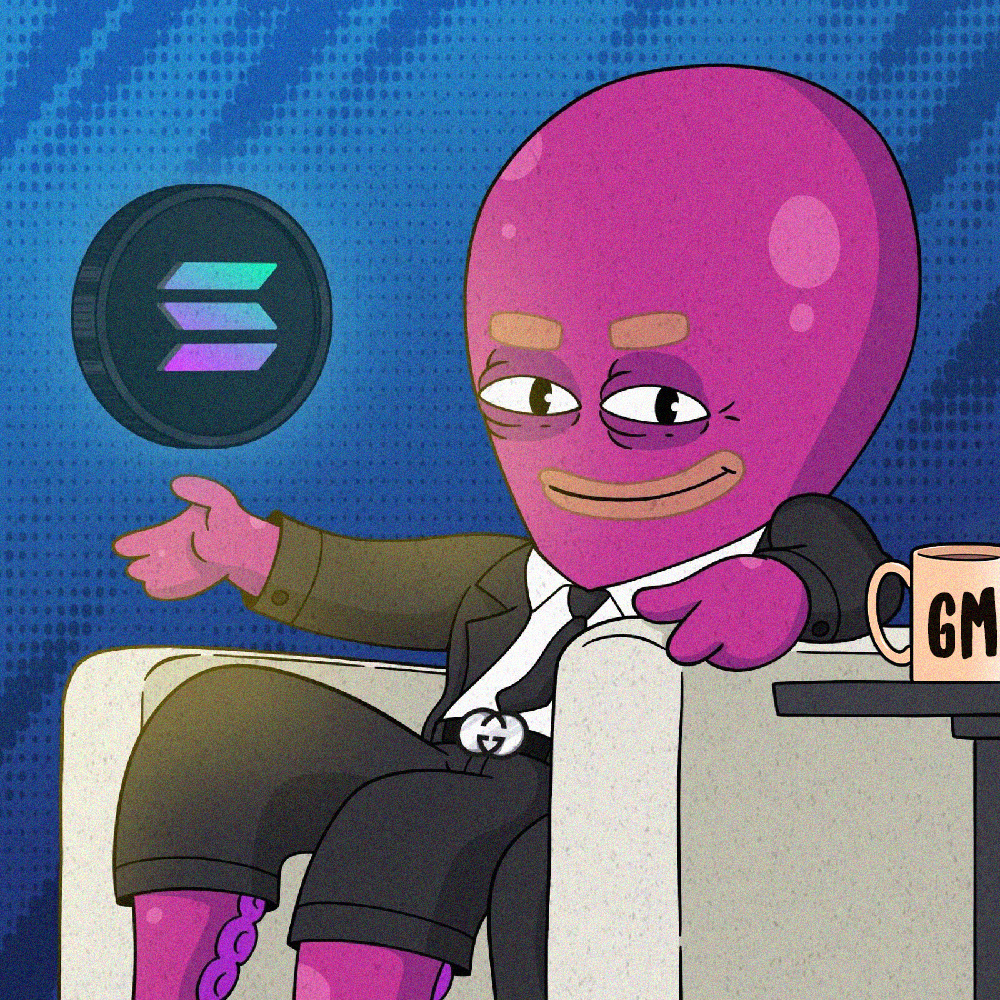 Gm, feels good to be on Solana 🐙