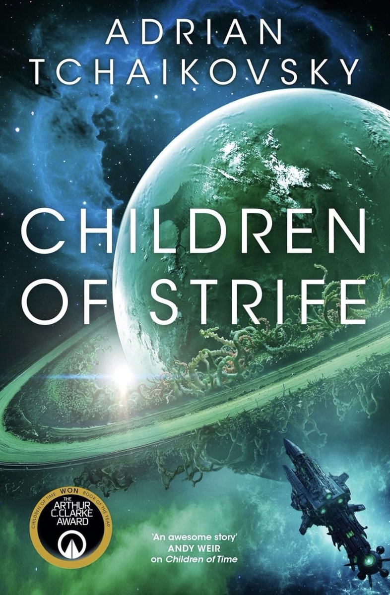 Children of Strife by author Adrian Tchaikovsky is available for preorder. Coming March 17th, 2026📚☕️🤓

a.co/d/5YzOpzs