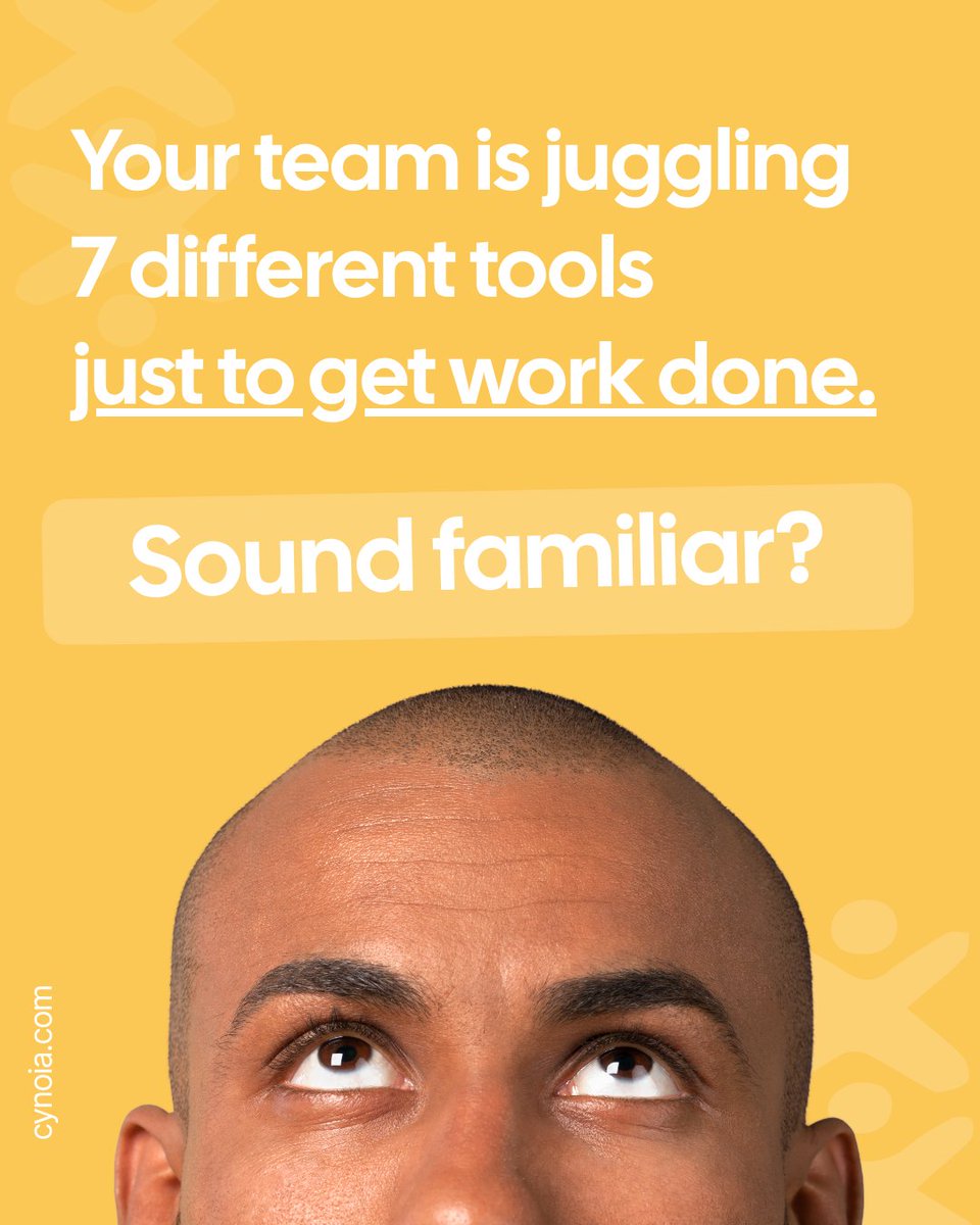 cynoia's tweet photo. Your team is juggling 7 different tools just to get work done. 🤯

Sound familiar?

What if I told you there's a way to cut this chaos AND save 80% on your software costs?

That's exactly what Cynoia does. One platform. Everything your team needs

Visit https://t.co/NbCT3ygmND https://t.co/TxKNgRHfP5