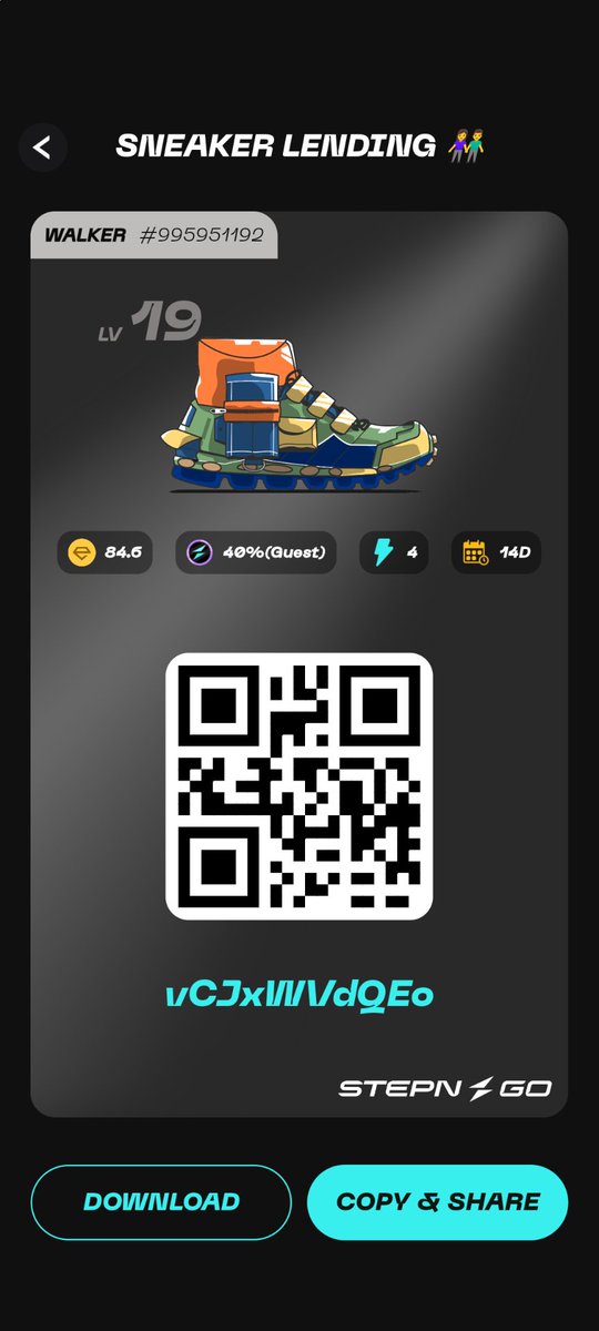 STEPNGO
ゲスト40%
vCJxWVdQEo